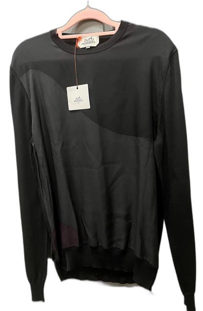 Hermes Long Sleeve Silk Pullover Sweater