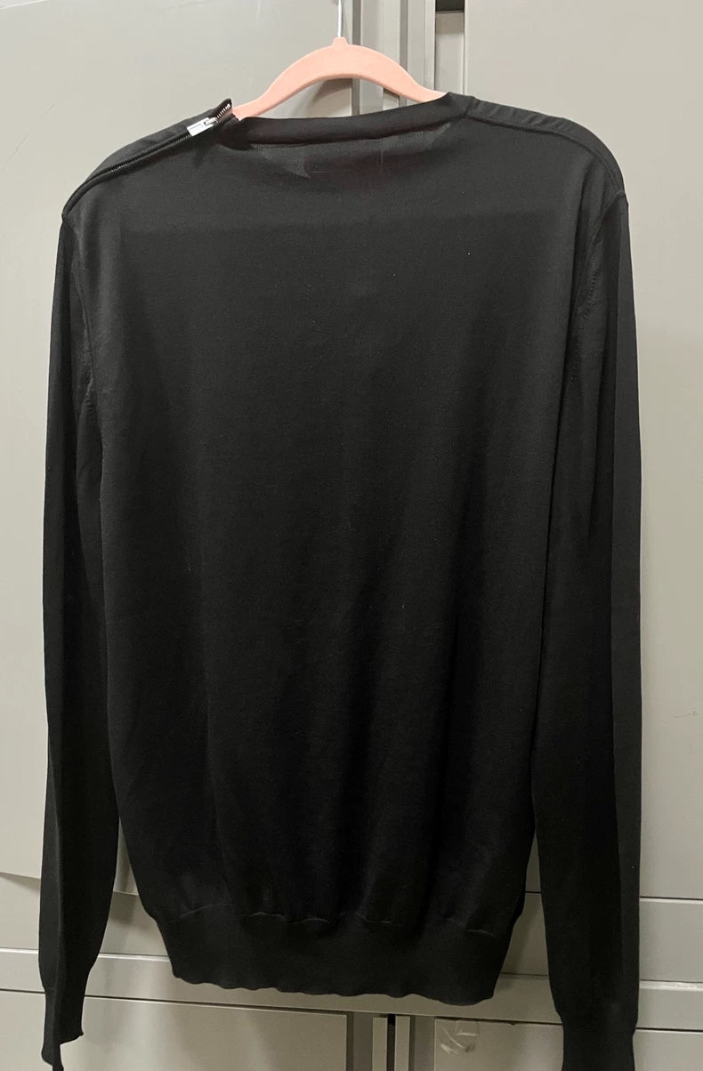 Hermes Long Sleeve Silk Pullover Sweater
