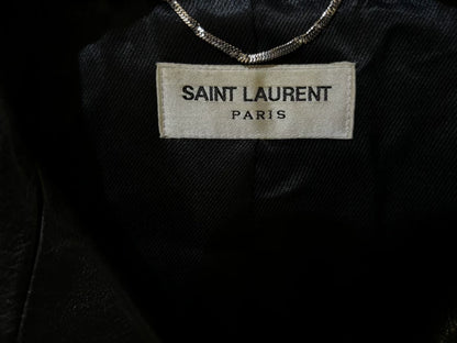Saint Laurent Lambskin Multi-Zip Leather Jacket