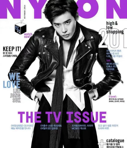 Saint Laurent Lambskin Multi-Zip Leather Jacket