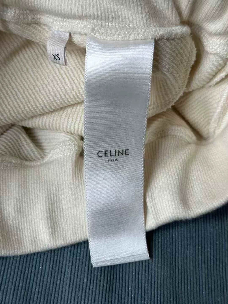 Celine Embroidered Shorts in Light Color