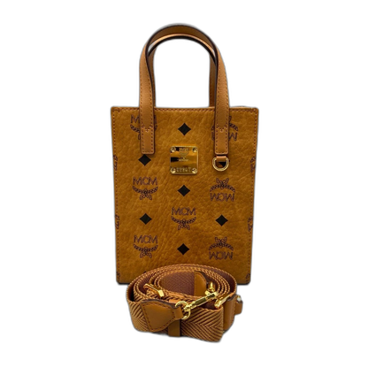 MCM Printed Handheld Crossbody Bag