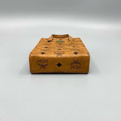 MCM Printed Handheld Crossbody Bag