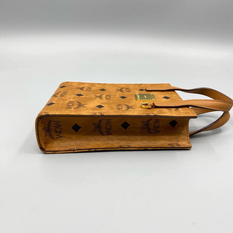 MCM Printed Handheld Crossbody Bag
