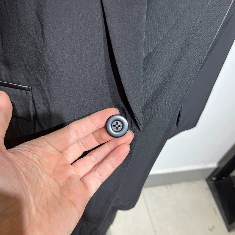 Vintage Black Stylish Women's Blazer