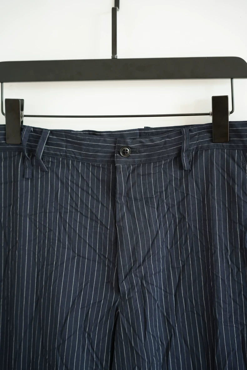 Yohji Yamamoto Striped Pleated Pants