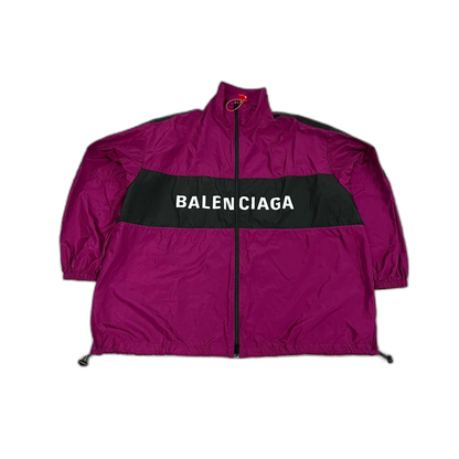 Balenciaga Color Block Letter Print Jacket