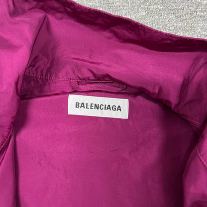 Balenciaga Color Block Letter Print Jacket