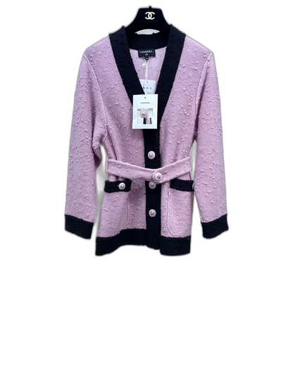 CHANEL 24K Color Block Knitted Cardigan