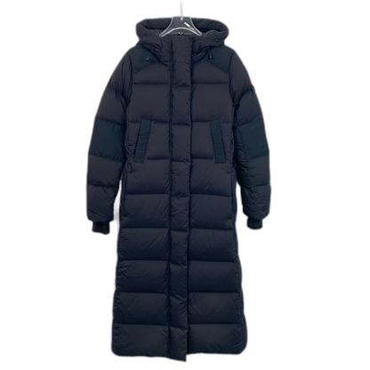 Canada Goose Black Long Down Jacket Hooded