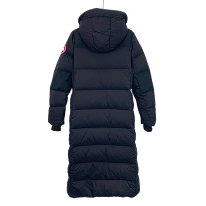 Canada Goose Black Long Down Jacket Hooded
