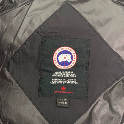 Canada Goose Black Long Down Jacket Hooded