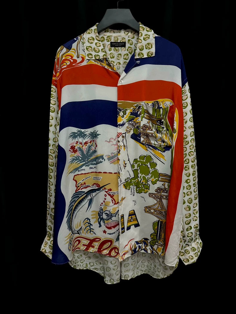 Comme des Garcons 91SS Silk Scarf Shirt