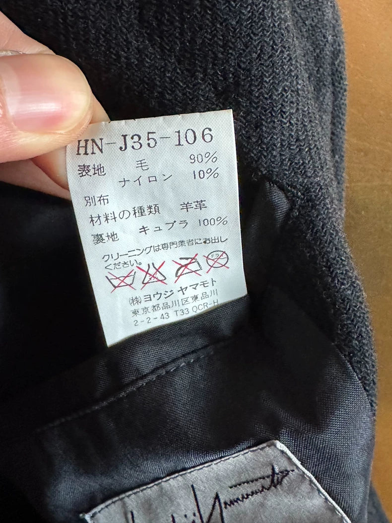 Yohji Yamamoto 09AW Leather Jacket