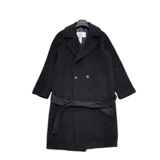 Black Camel Hair Overcoat-zp