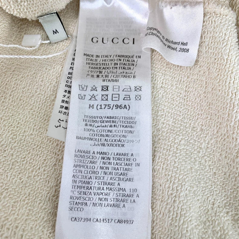 Gucci White Long Sleeve Sweatshirt
