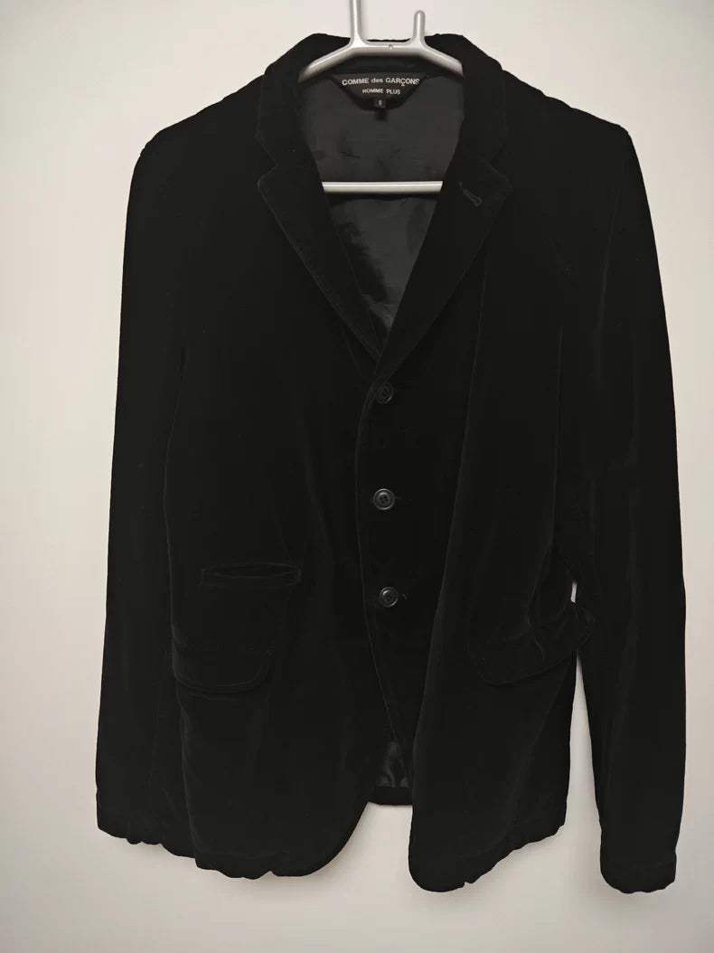 Comme des Garcons 11AW Black Velvet Coat