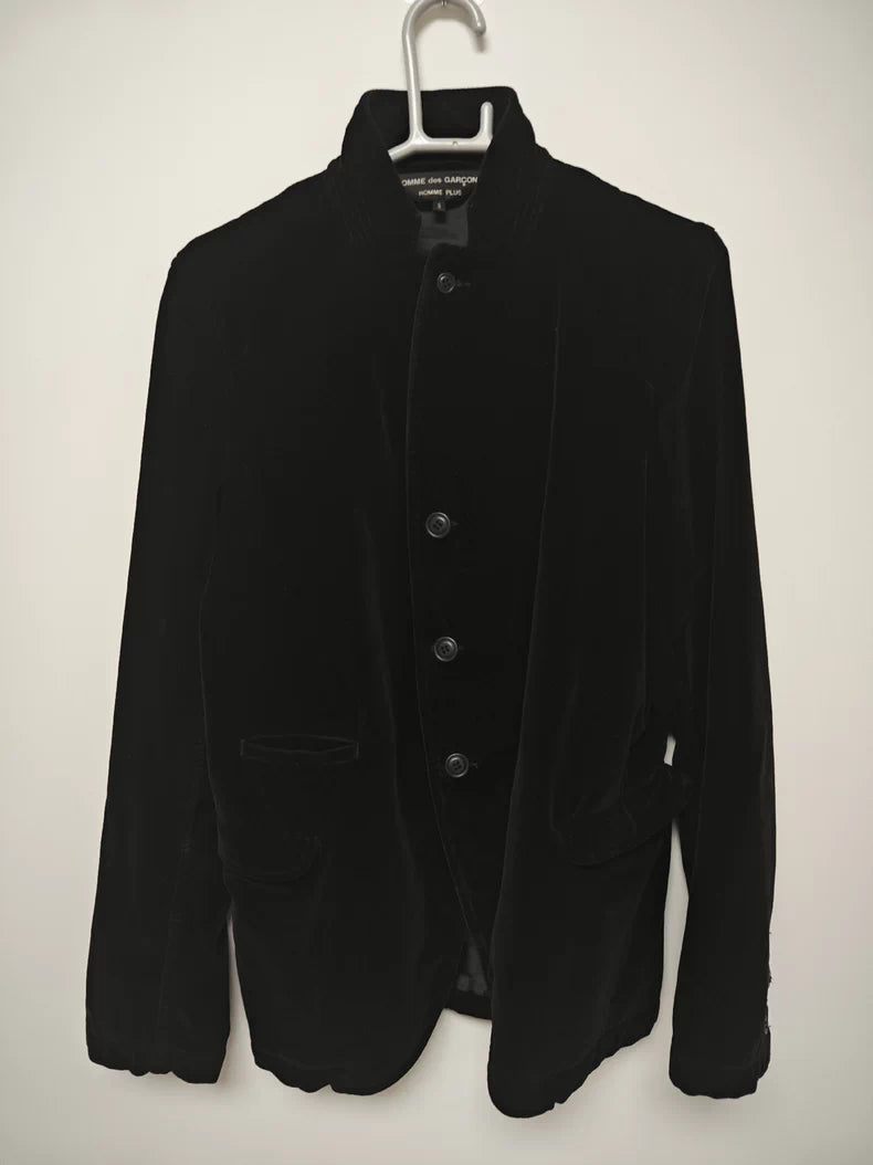 Comme des Garcons 11AW Black Velvet Coat
