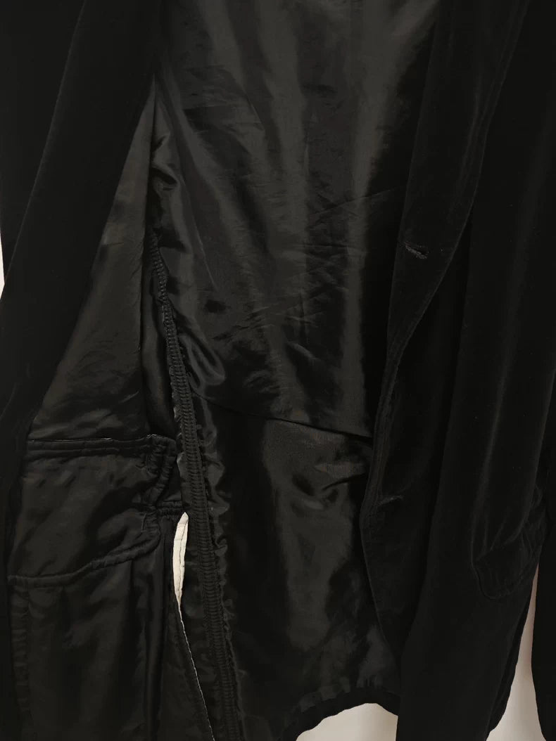 Comme des Garcons 11AW Black Velvet Coat