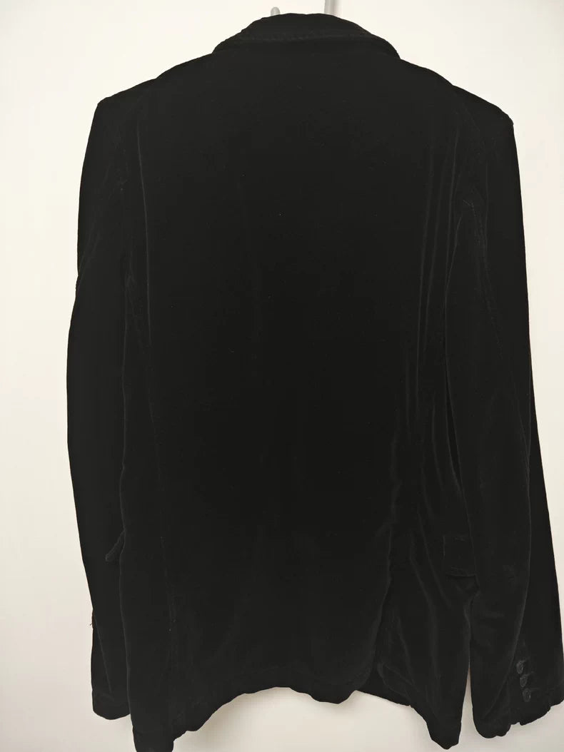Comme des Garcons 11AW Black Velvet Coat
