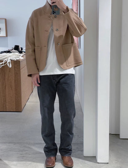 Visvim Hayward Jacket Melton Wool Outerwear
