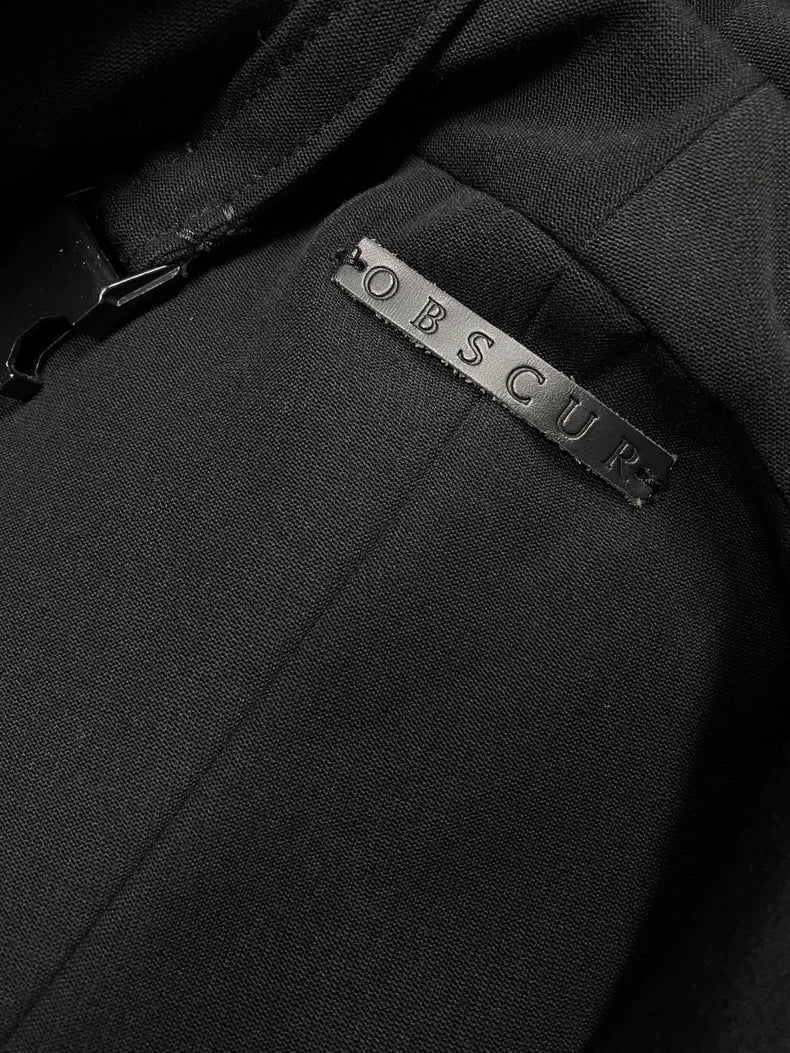 Obscur Dark Avant-Garde Outerwear Jacket