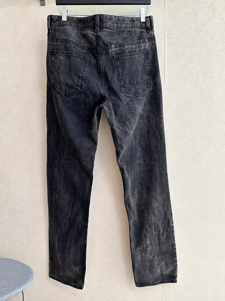 Givenchy Black Washed Denim Pants