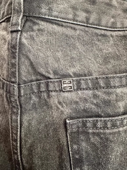 Givenchy Black Washed Denim Pants