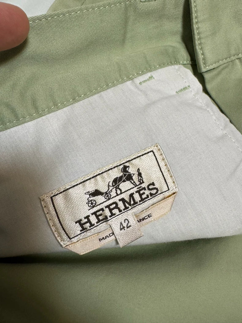 Hermes Green Casual Pants -yf