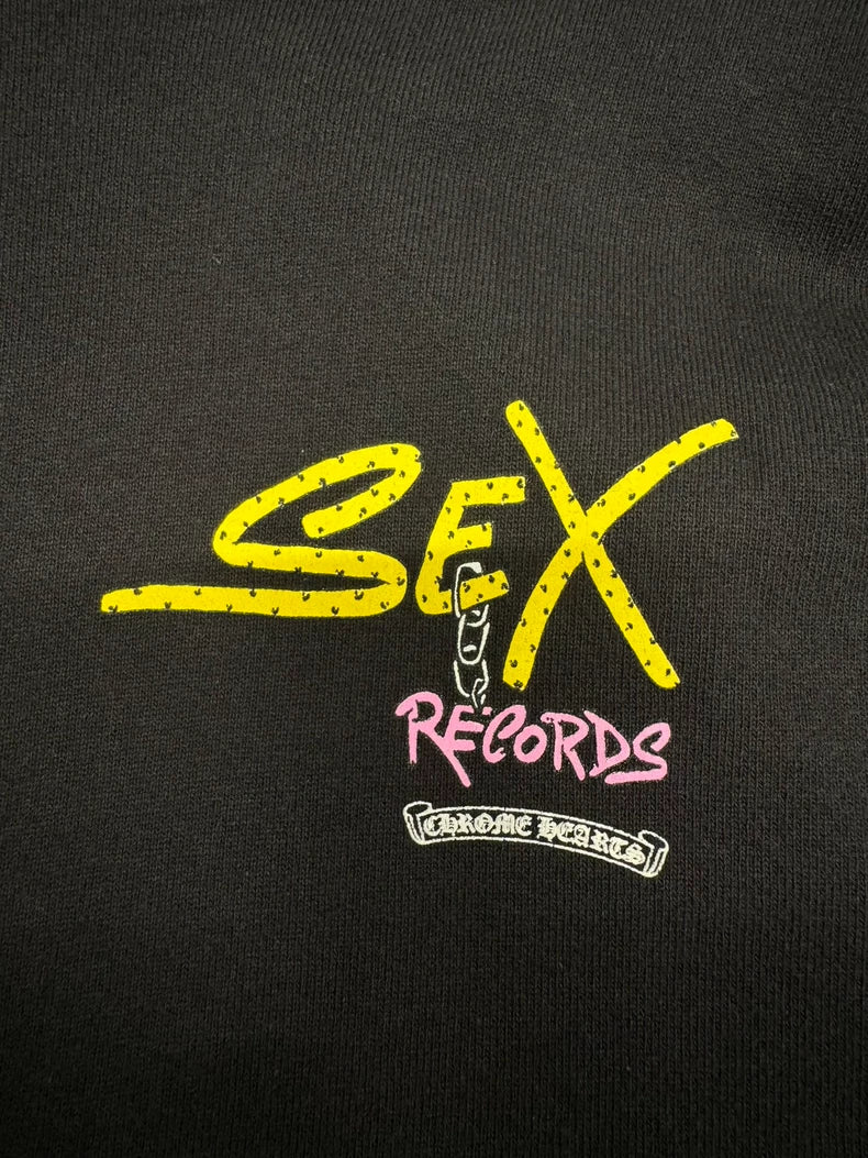 Chrome Hearts Black Sex Records Hoodie-yf