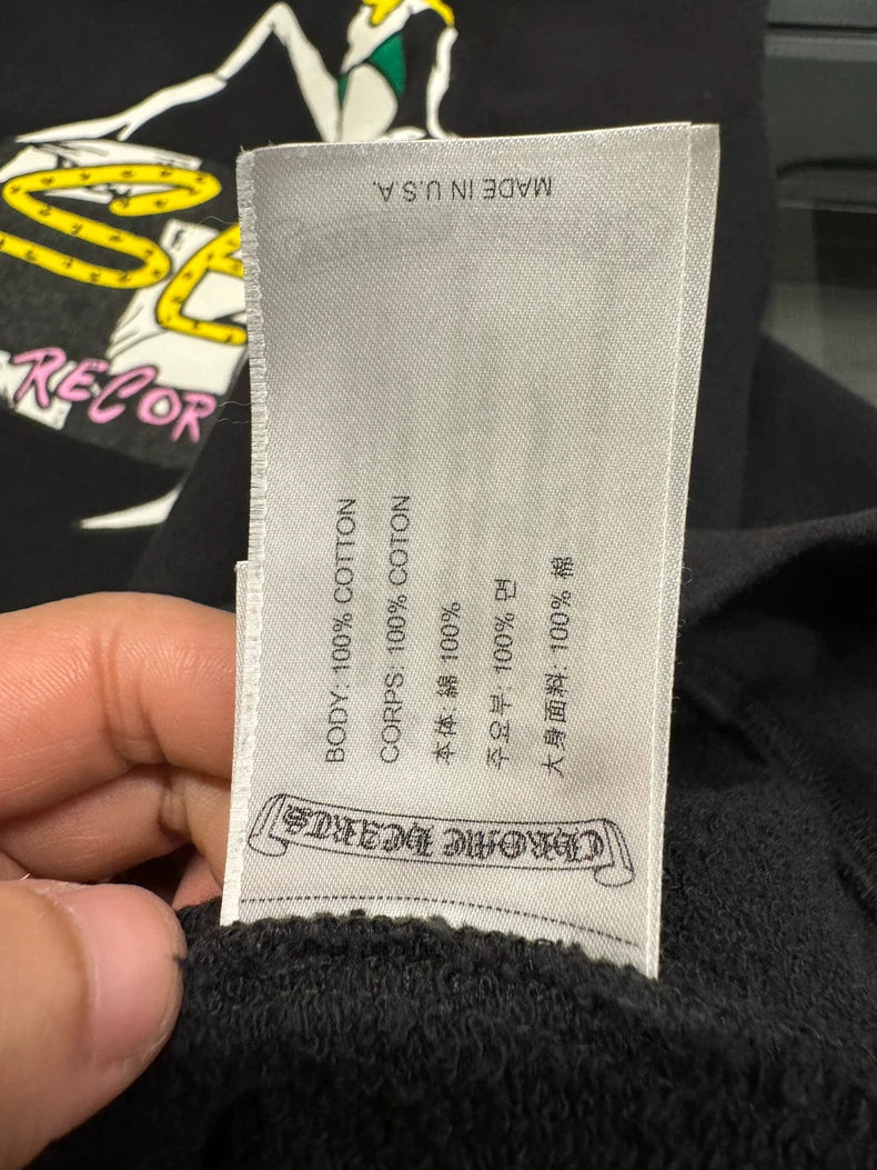 Chrome Hearts Black Sex Records Hoodie-yf