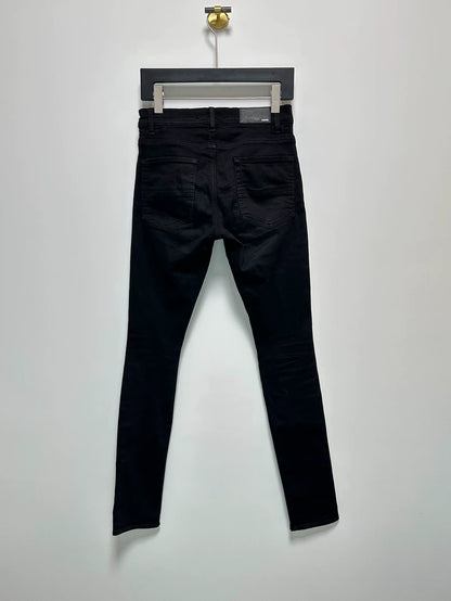 Amiri Black Distressed Denim Pants