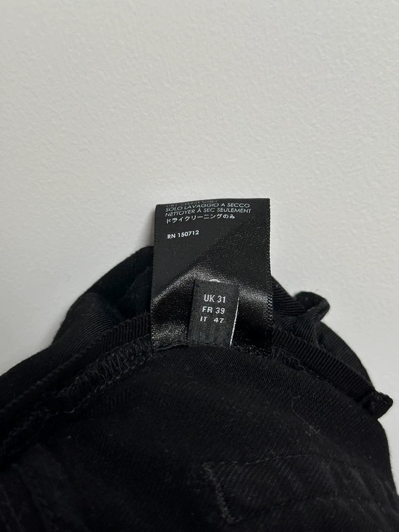 Amiri Black Distressed Denim Pants