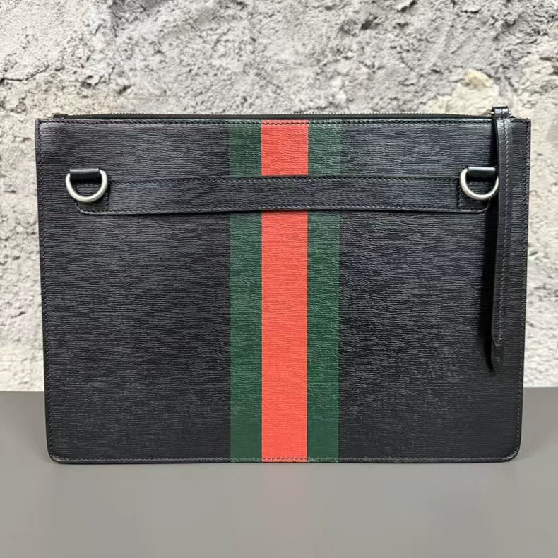 Gucci Snake Print Clutch Bag