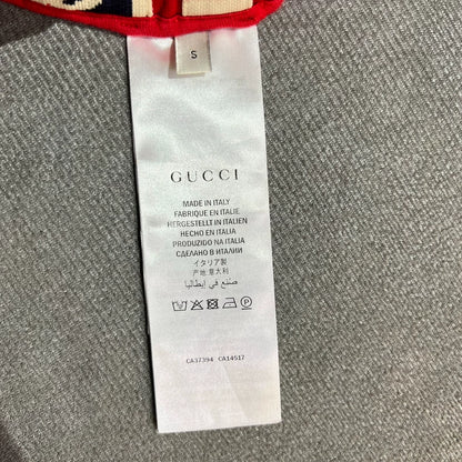 Red Gucci Logo Drawstring Shorts