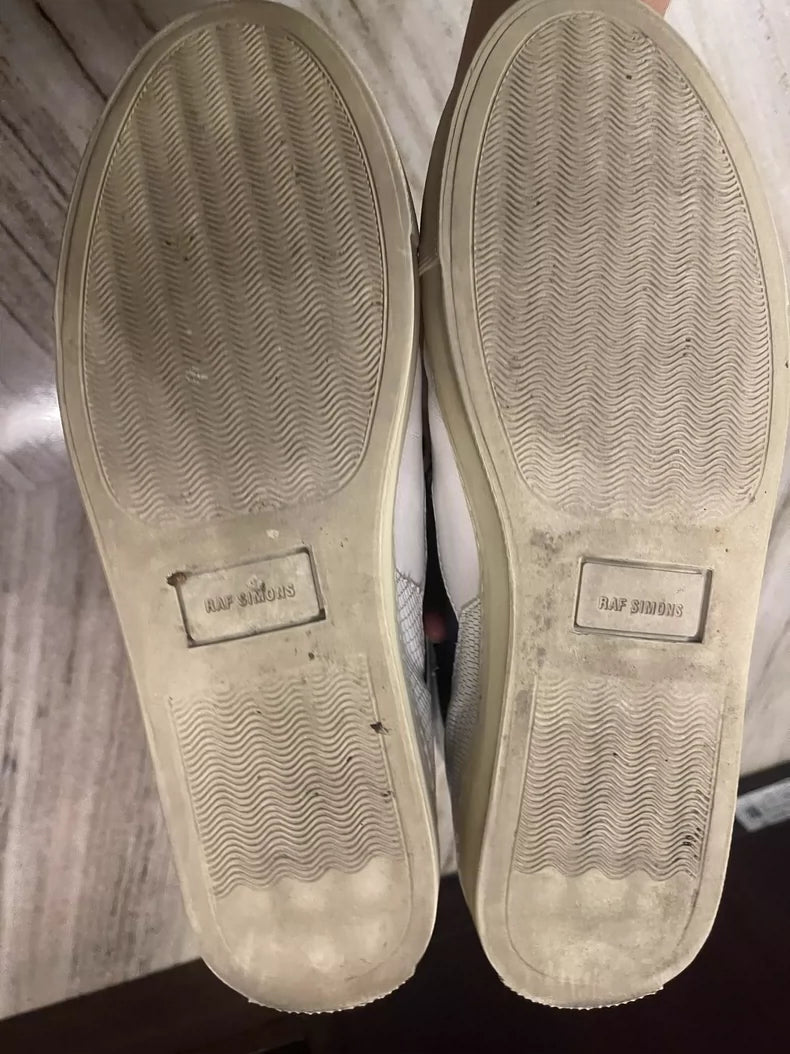 Raf Simons High-Top Sneakers with Unique Design