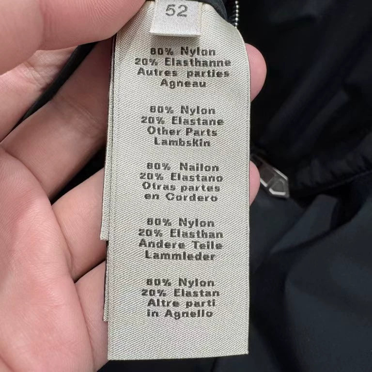 Hermes Padded Zipper Jacket in Solid Color-zp