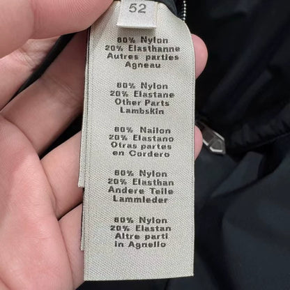 Hermes Padded Zipper Jacket in Solid Color-zp