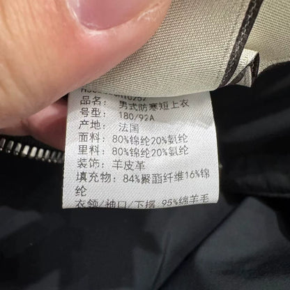 Hermes Padded Zipper Jacket in Solid Color-zp