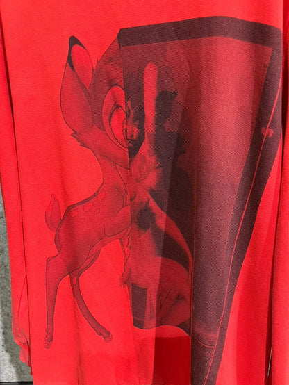 Givenchy Red Bambi Sweatshirt Size S