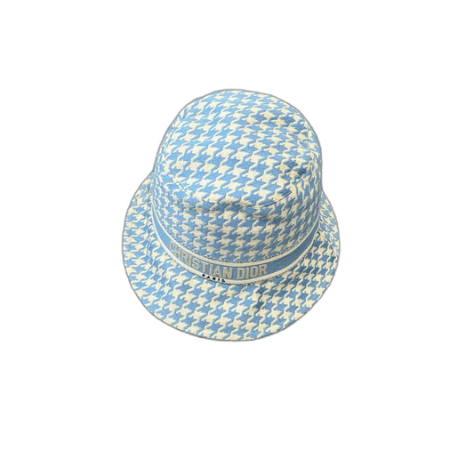 Dior Blue Checkered Fisherman Hat