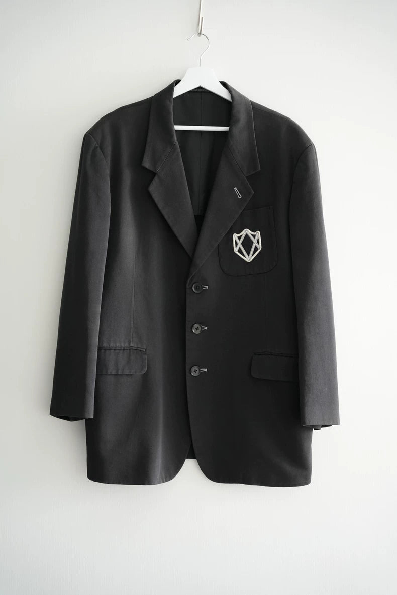 Yohji Yamamoto 03ss Silk Badge Blazer