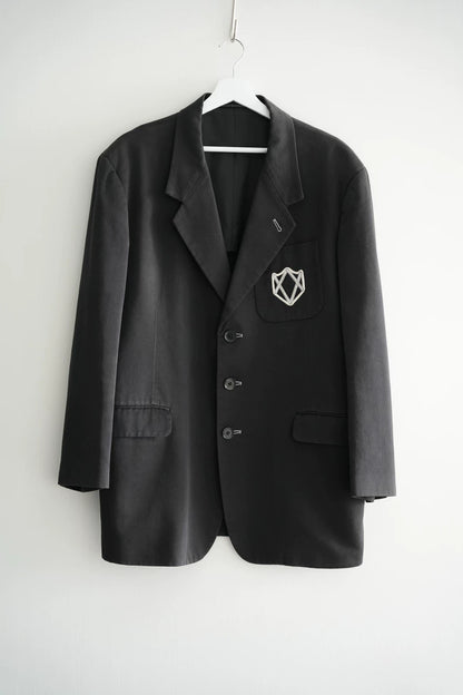 Yohji Yamamoto 03ss Silk Badge Blazer