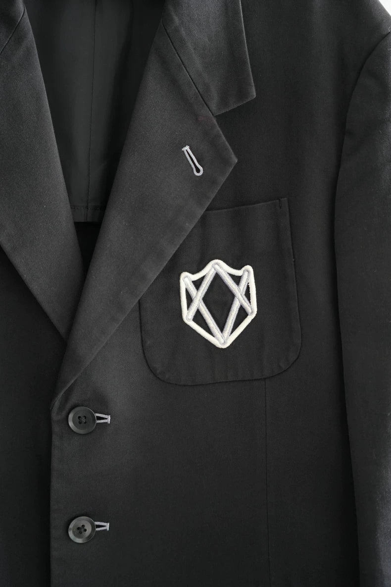 Yohji Yamamoto 03ss Silk Badge Blazer