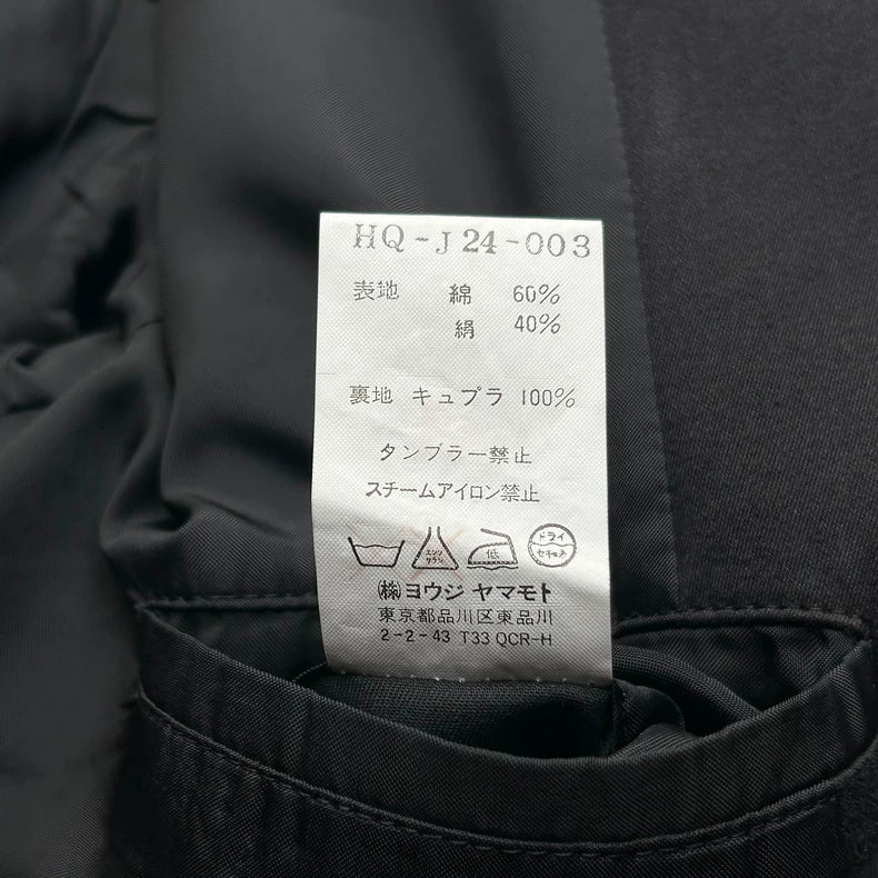 Yohji Yamamoto 03ss Silk Badge Blazer