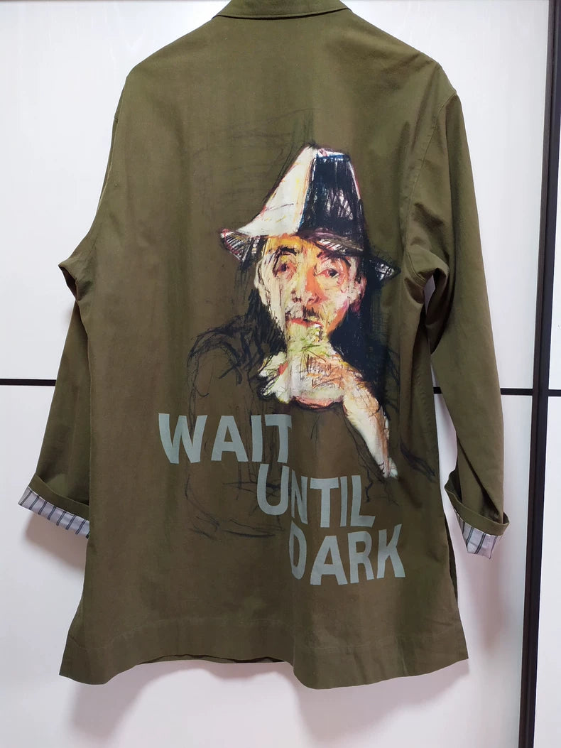 Yohji Yamamoto Hand-Painted Suit Jacket