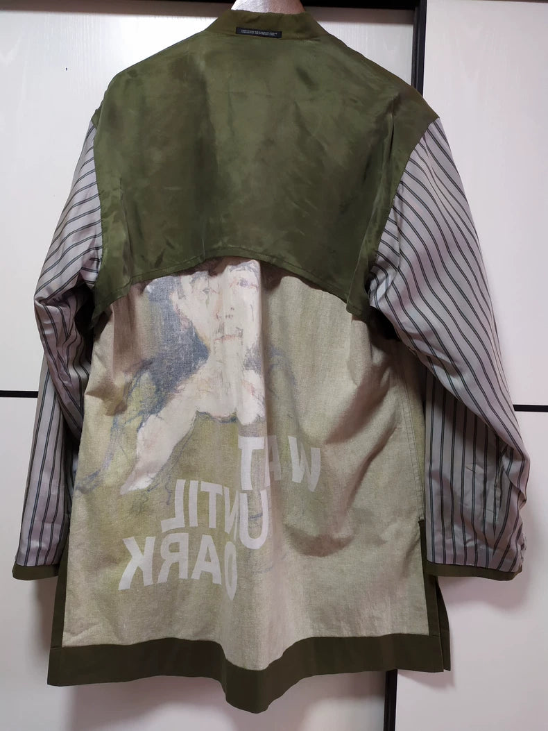 Yohji Yamamoto Hand-Painted Suit Jacket