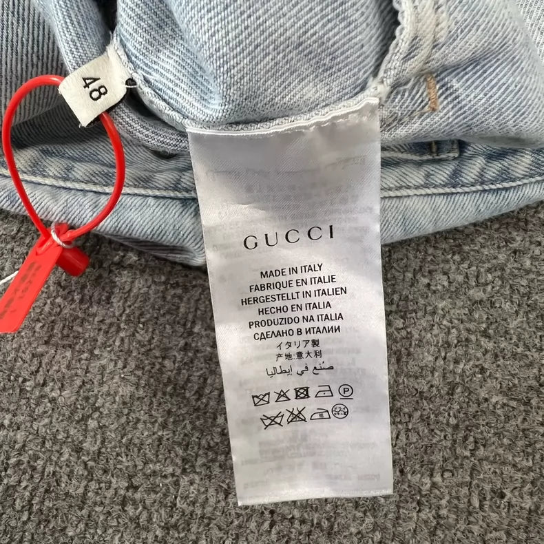 Gucci Vintage Tiger Denim Jacket