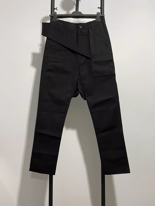 Rick Owens Black High-Waisted Pants