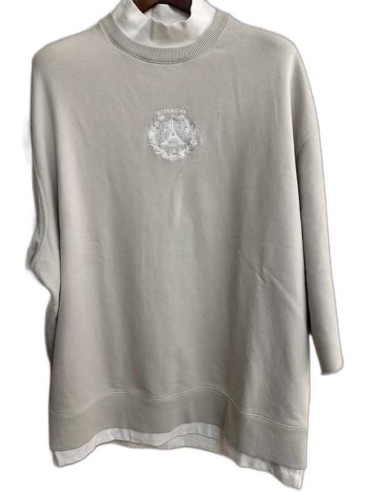 Givenchy Beige Short Sleeve Layered Top